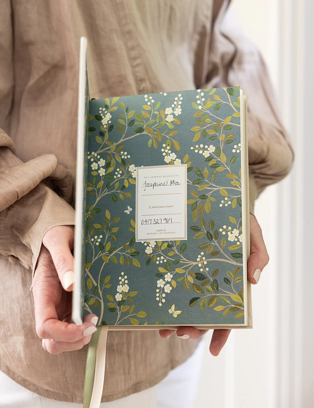 Gift Set - Linen Journal - Desert Sand - Image 3