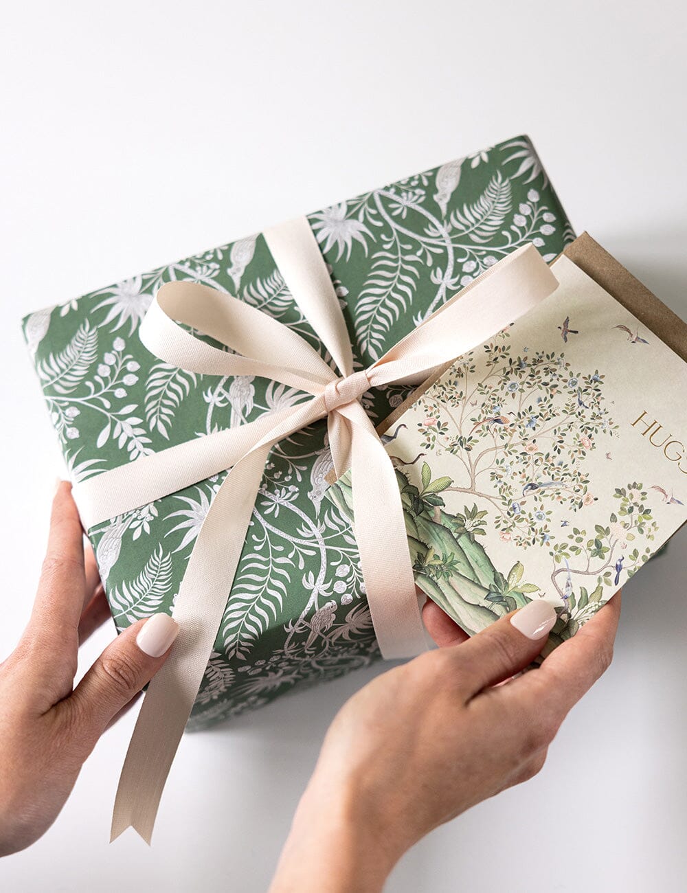 Hydrangea / Jardin Tropical Gift Wrap 100pk - Image 3