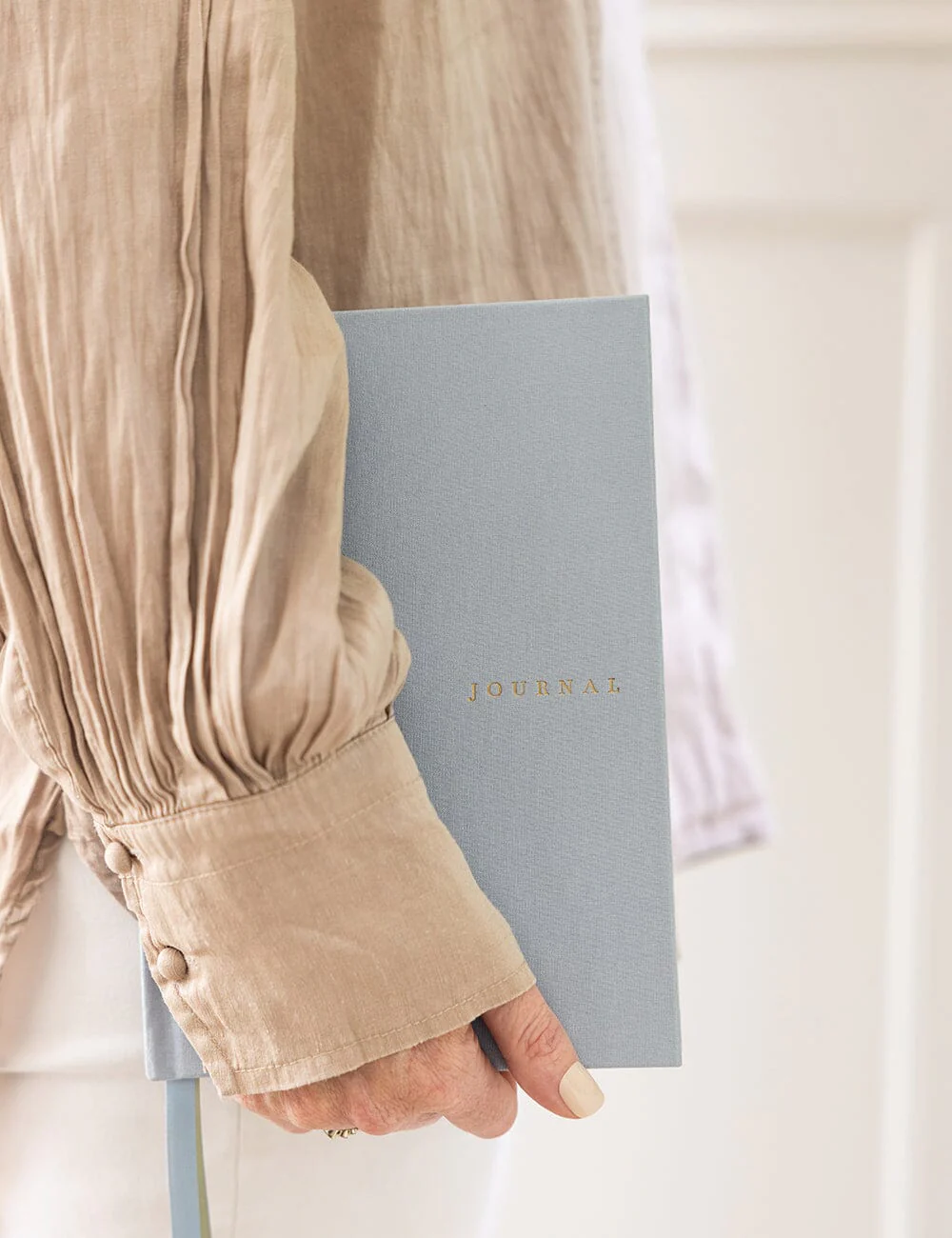 Linen Bound Journal - Luna Blue (Bullet Journal) - Image 7
