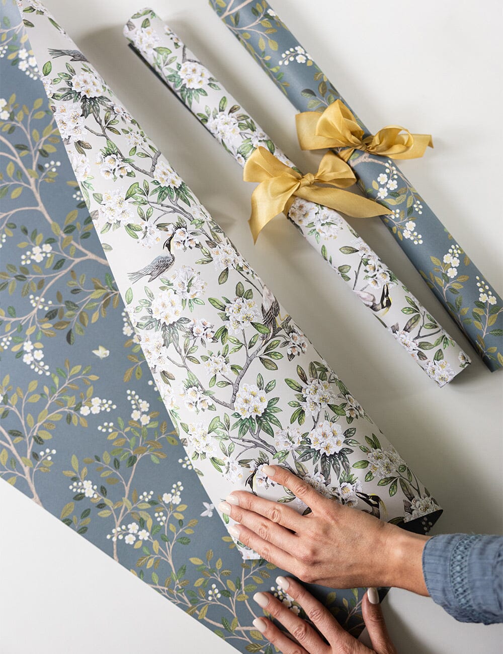 Victoria / White Blossom Gift Wrap 100pk - Image 13